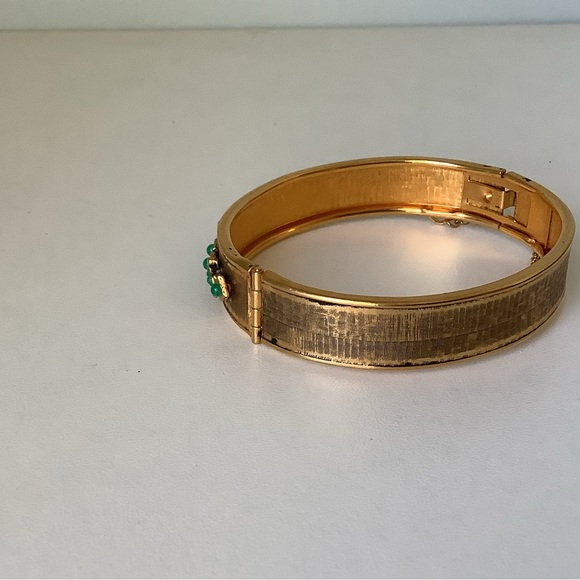 NWOT vintage Brass & turquoise bracelet bangle - Picture 3 of 7